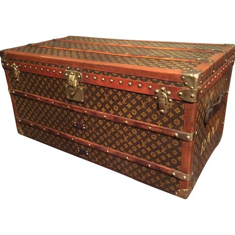 vintage louis vuitton steamer trunks|antique Louis Vuitton steamer trunk.